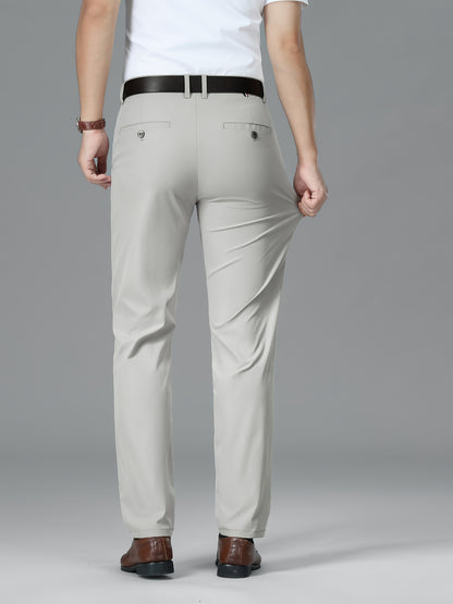 Men'S Business Casual Straight-Leg Pants for Summer