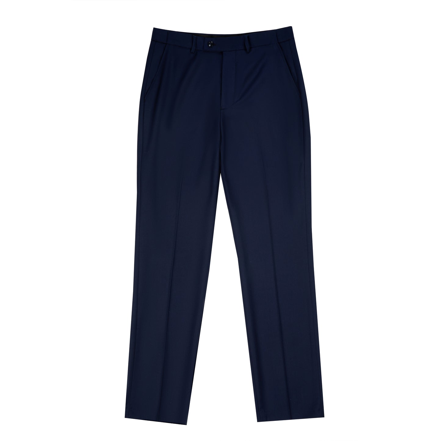 SAILIINY Men'S Solid Color Polyester Viscose Blend Dress Pants, Regular Fit All-Season Party Suit Trousers with Pockets, 80% Polyester 20% Viscose, 240g/m² Woven Fabric, 100% Polyester Lining, for Mature Occasions