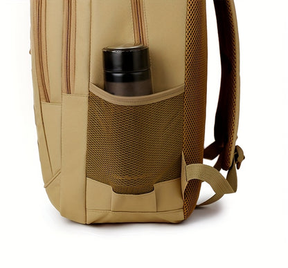 Leisure Backpack, Large Capacity Backpack, Suitable for Men and Women, Height 48cm, Length 33cm, Thickness 20cm, Can Hold 17-inch Laptop, Equipped with Adjustable Shoulder Straps, Ideal Choice for Daily Outdoor Commuting, Tra