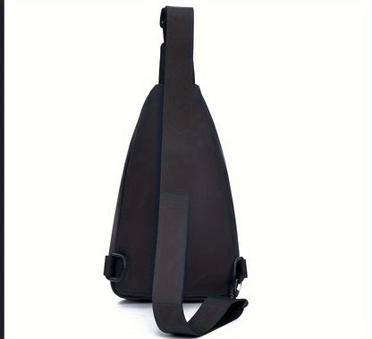 Stylish Men's Chest Bag Multifunctional Student Crossbody Bag Daily Commuting Trendy Versatile Shoulder Bag Outdoor Sports Bag Riding Small Backpack