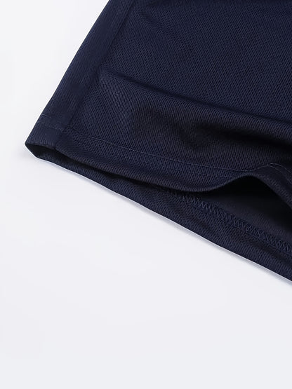Paris Gradient Letter Print Men's Two-Piece Set: Crew Neck Short Sleeve T-Shirt and Drawstring Shorts Summer Casual Sportswear