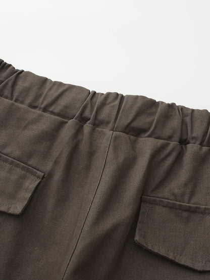 Men's Cargo Pants Outdoor Hiking Multi-Pocket Utility Long Trousers, Casual Style, For All Seasons