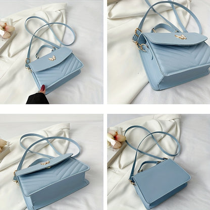 [Women's Shoulder Bag] 1pc Simple Fashion Crossbody Bag New Women's Bag Solid Color Shoulder Bag Minority Style Handbag Suitable for Daily Wear