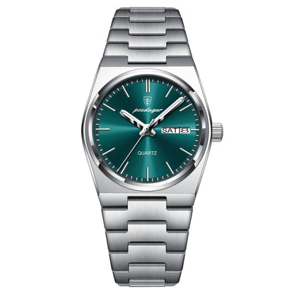 Brand Luxury Women's Business Watch Fashion Double Calendar Quartz Watch, Women's Gift Holiday Gift