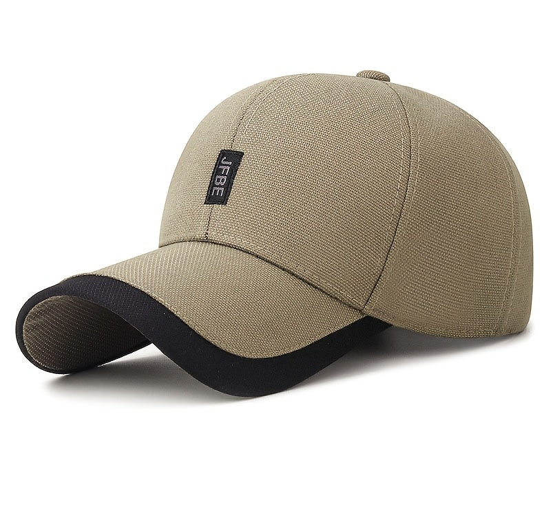 Spring Fashion Color Blocking Sunshade Hat, Outdoor Casual Sports Baseball Cap