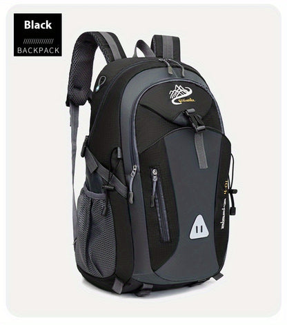 35L Large Capacity Hiking Backpack - Durable Polyester, Adjustable Shoulder Straps, Multiple Compartments for Camping, Travel & Outdoor Adventures - Ideal Gift for Hikers, Backpacking Gear