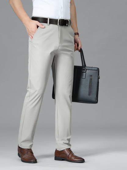 Men'S Business Casual Straight-Leg Pants for Summer