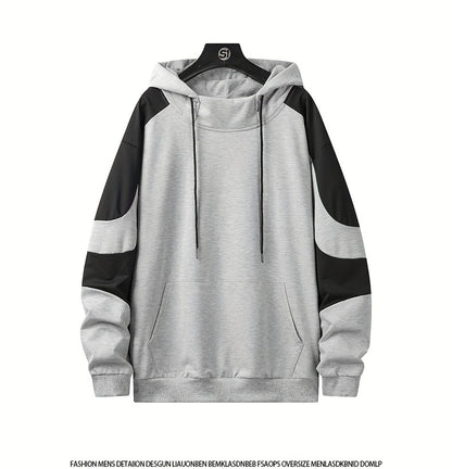 Men's Hooded Sweatshirt Set - 2024 New Autumn Casual Sporty Long Sleeve Outfit for Men