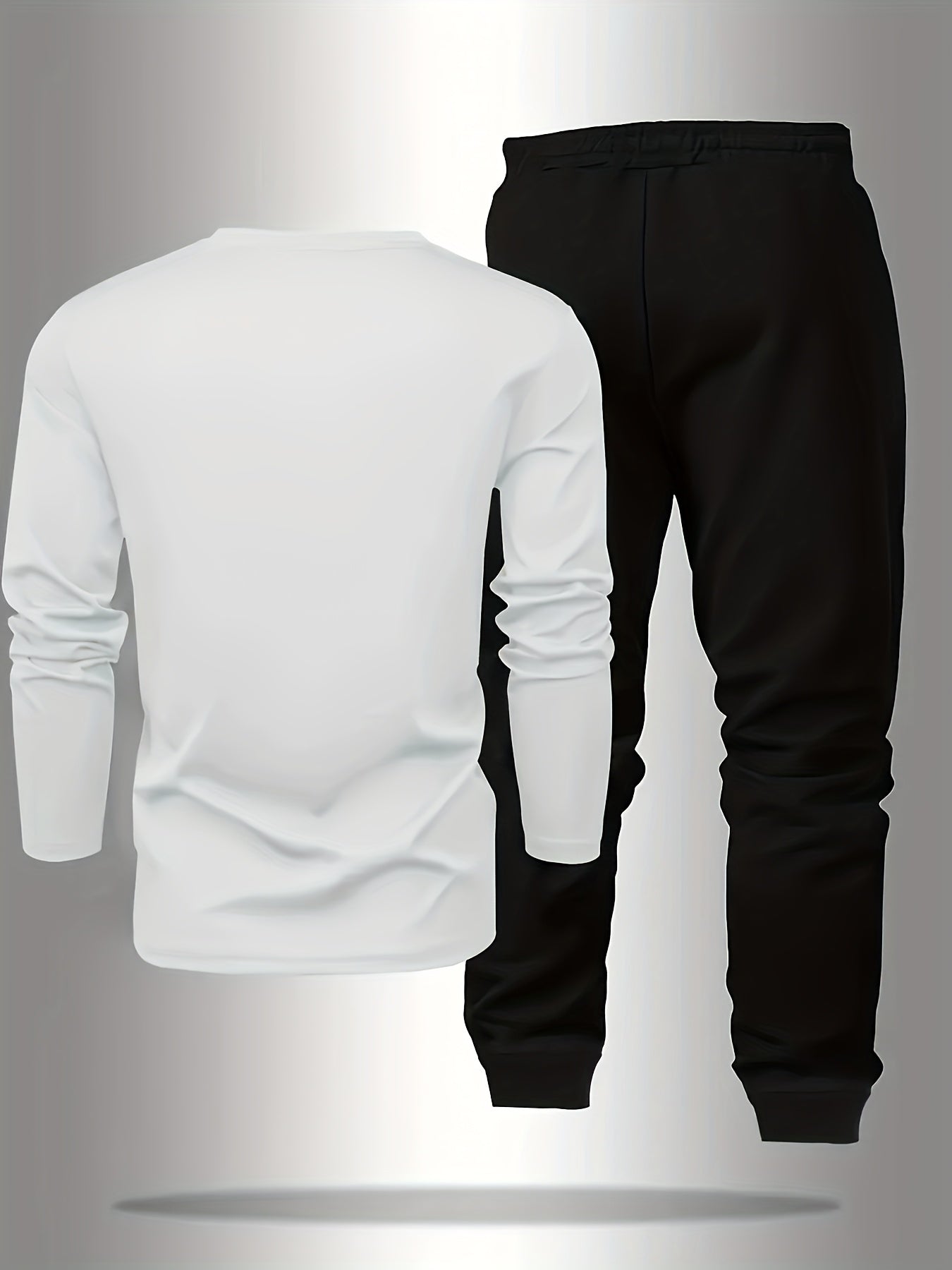 Men's Casual Comfortable Breathable Printed Loungewear Pants Set
