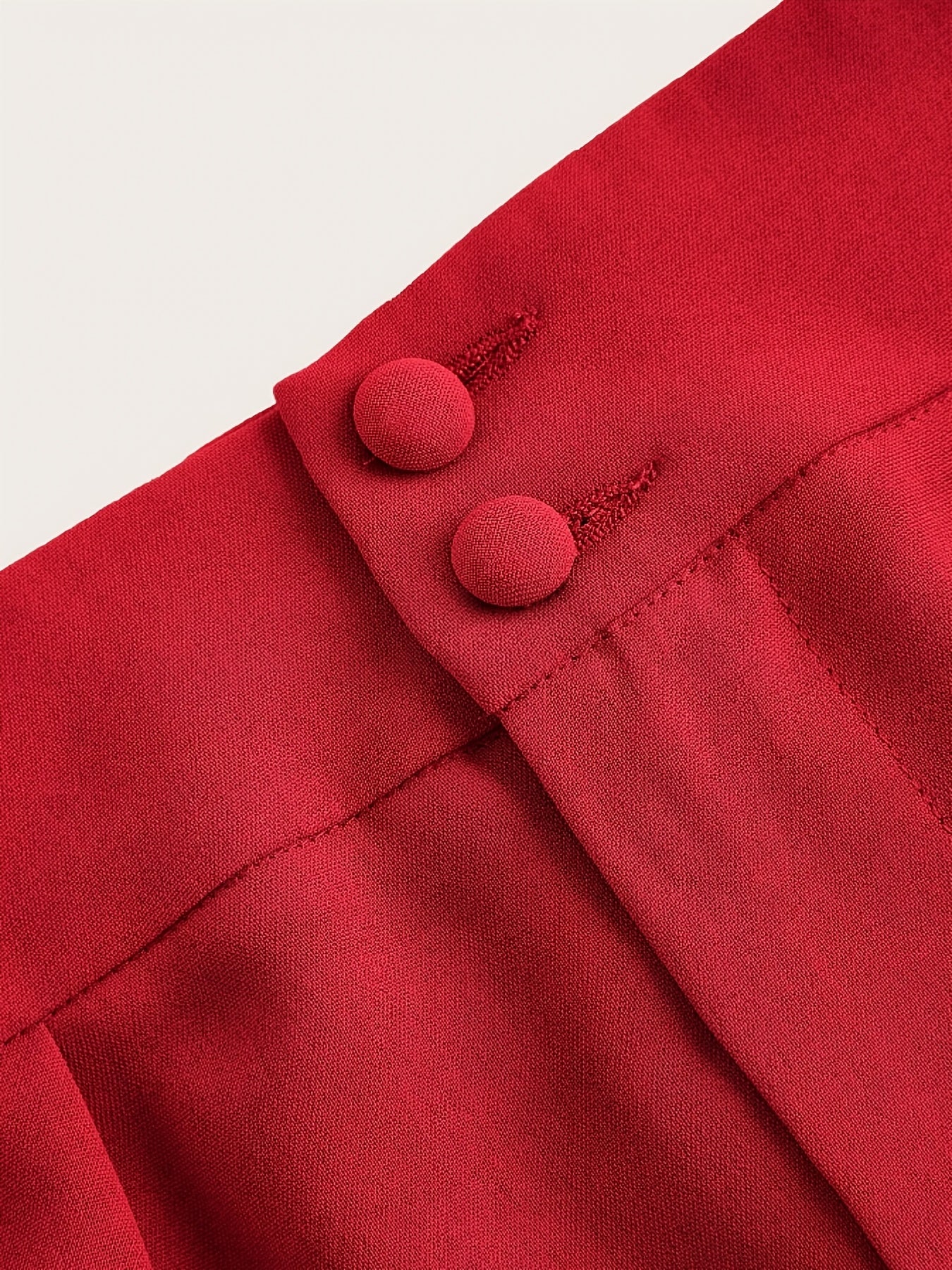 Two-piece Set of High-waisted Wide-leg Pants