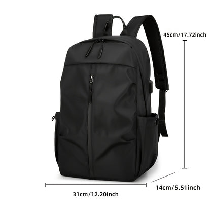 TMOOS Lightweight Large Capacity Backpack - Heavy-Duty Oxford Fabric Travel, Gym, Hiking, Laptop Backpack with Multiple Compartments, Padded Shoulder Straps - Convertible Crossbody Bag for Men, Women, Students, Professionals