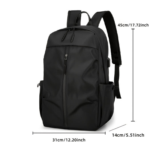 TMOOS Lightweight Large Capacity Backpack - Heavy-Duty Oxford Fabric Travel, Gym, Hiking, Laptop Backpack with Multiple Compartments, Padded Shoulder Straps - Convertible Crossbody Bag for Men, Women, Students, Professionals