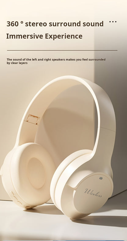 Wireless Earbuds with HIFI Heavy Bass, Low Latency Gaming & HD Calls, Foldable Wireless 5.3 Headphones, Long Battery Life, Comfortable Ergonomic Design for Sports/Running/Esports, for PC/Mobile, Stylish Gift for Men Women, Ea