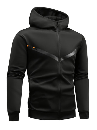 Men's Casual Sportswear Set: High-Quality Hooded Sweatshirt and Joggers for Running, Fitness, and Home Wear - Spring/Autumn Two-Piece Outfit