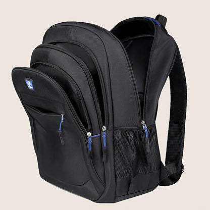 Zipper Random, Large Capacity Outdoor Hiking Backpack Camping Bag for Men's Casual Backpack, Fits 17-inch Laptop, Durable School Backpack with Multiple Compartments, Multi-layer Design, Spine Protection Backpack, Height 48cm