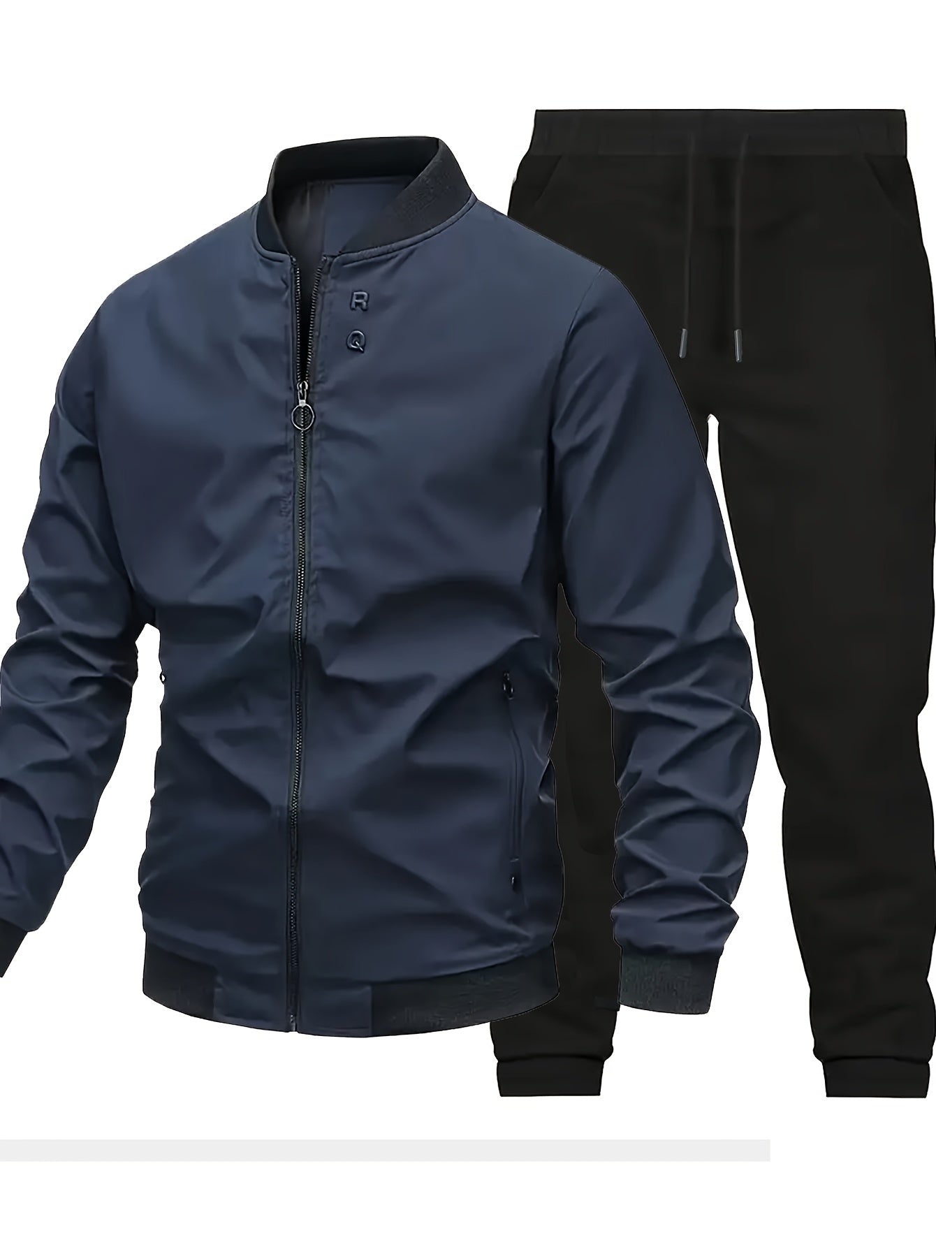 Sports Suit Men'S Spring and Autumn Casual Jacket Set with Matching Men'S Wear