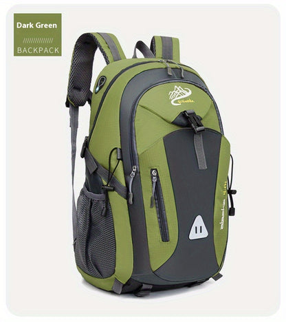 35L Large Capacity Hiking Backpack - Durable Polyester, Adjustable Shoulder Straps, Multiple Compartments for Camping, Travel & Outdoor Adventures - Ideal Gift for Hikers, Backpacking Gear