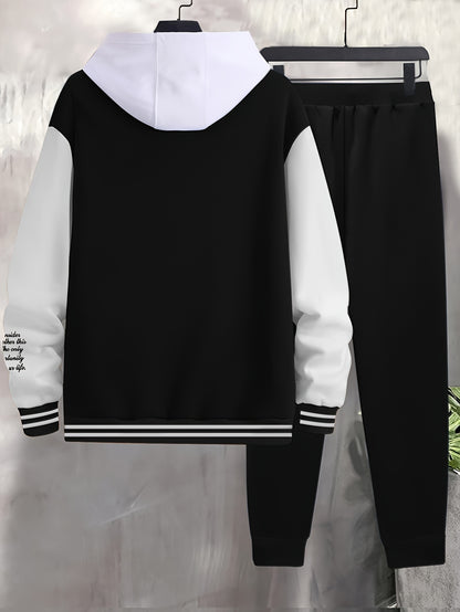 Men's Casual Sports Jacket Rose Baseball Suit - Xingfan OBM