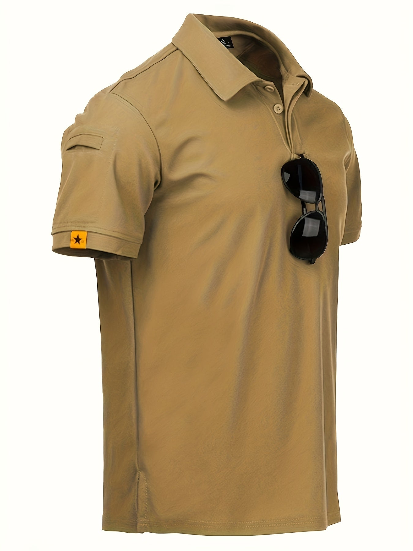 2pcs Men's Casual Shirts - Breathable, Stretch Fabric with Button Detail, Summer Wear, Men's Shirts