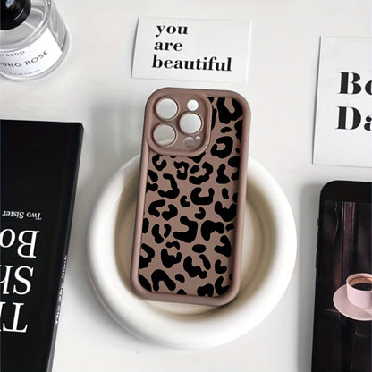 Leopard Painting Case for iPhone 16 15 14 12 11 Pro Max Cover for iPhone 15 14 16 11 12 13 Pro Soft Phone Cases
