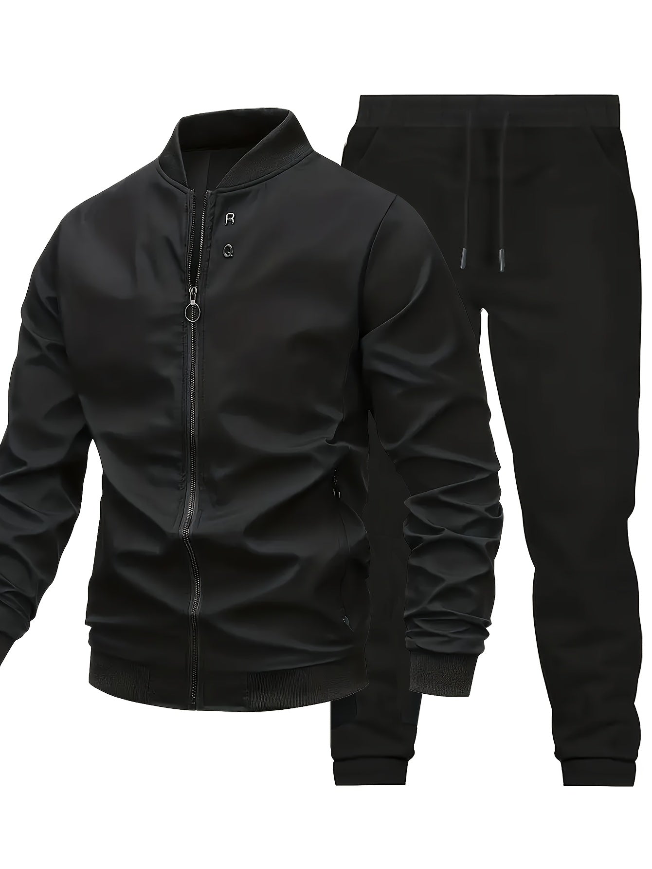 Sports Suit Men'S Spring and Autumn Casual Jacket Set with Matching Men'S Wear