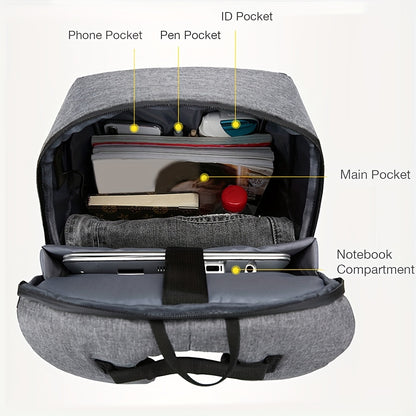 Men's Anti-theft Laptop Backpack, Travel Large Capacity Business Bag Shoulder Bag