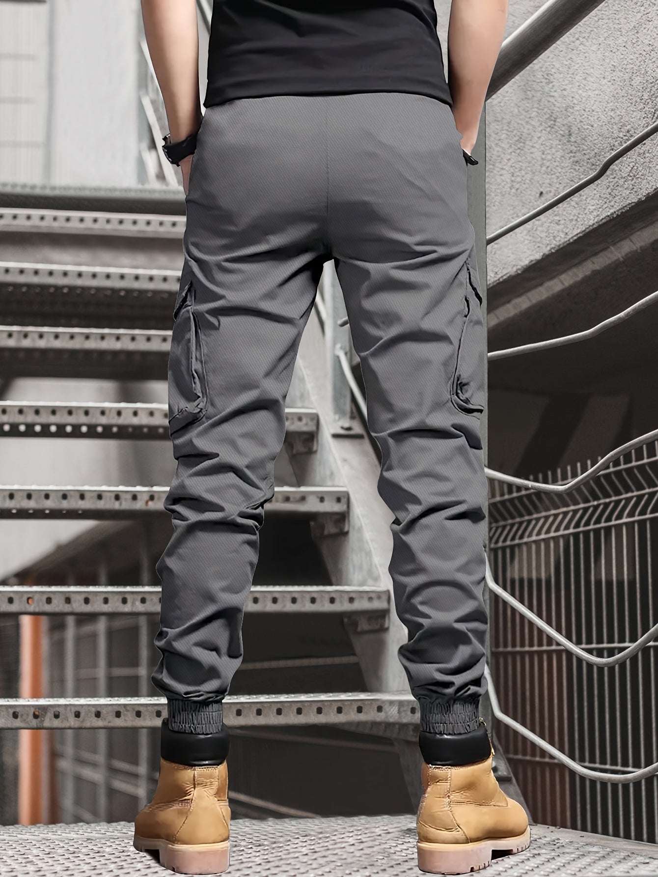 Men'S Cargo Pants, Stylish And Casual Joggers with Multiple Pocket Decorations, Suitable for Spring And Summer, Model 2188.