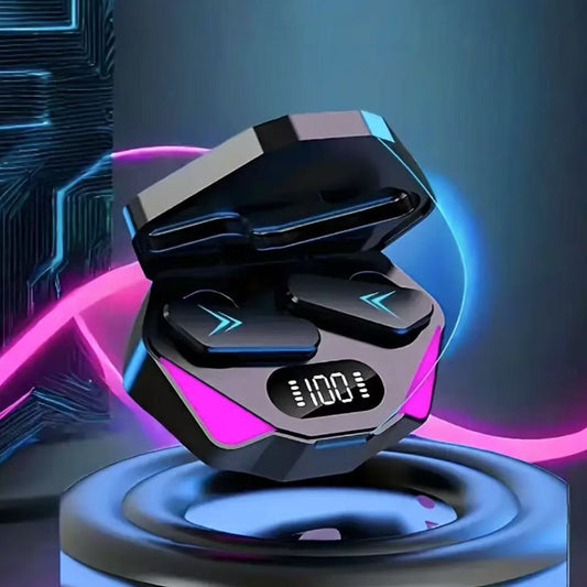 ՆՈՐ X15 Bluetooth անլար խաղային ականջակալներ 65 մվ ցածր լատենտությամբ Fone խաղային ականջակալներ միկրոֆոնով, ձեռքերի ազատ օգտագործման համար