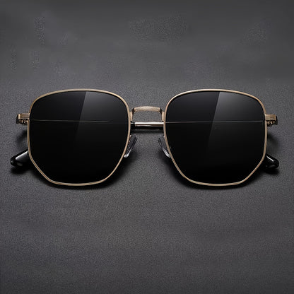 Vintage Multifaceted Fashion Glasses, Y2K Style Metal Eyewear for Men And Women