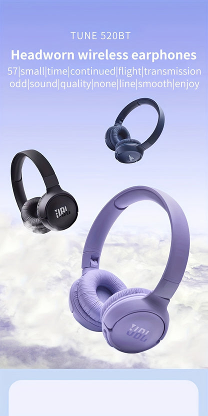 JBL T520BT անլար ականջակալները, որոնք իդեալական են ճանապարհորդության, աշխատանքի, տան և մարզասրահի համար, առանձնանում են խորը բասով, մարտկոցի երկարատև աշխատանքով և հարմարավետ տեղավորմամբ։