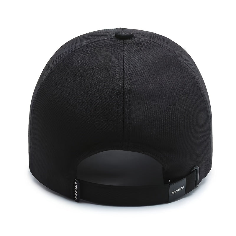 1pc Men'S Baseball Cap, Fantasy Charm Style, Adjustable, Hand Wash, Suitable for Valentine'S Day, Christmas, Spring Festival - Fashionable Versatile Peaked Cap, Suitable for Middle-Aged Peopl