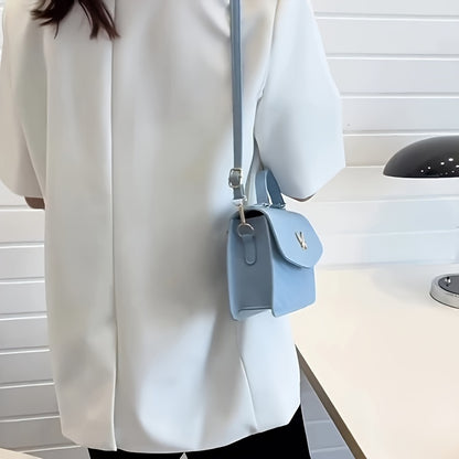 [Women's Shoulder Bag] 1pc Simple Fashion Crossbody Bag New Women's Bag Solid Color Shoulder Bag Minority Style Handbag Suitable for Daily Wear
