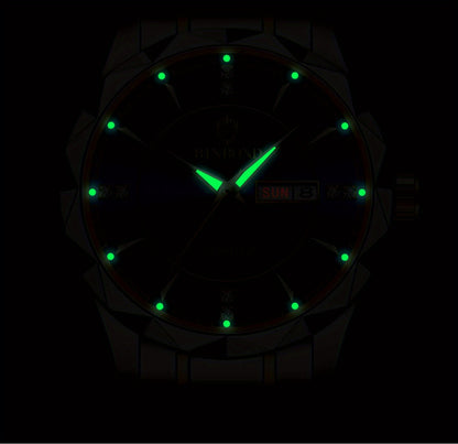 BINBOND Luxury Fashion Calendar Waterproof Women's Quartz Watch