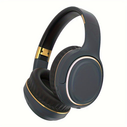 Ultra-large Capacity 400 MAh Wireless Headphones With Ambient Lighting, HIFI Sound Effects, Music All Day Long, 5.3 Chip, Low Latency, High-quality Headphones, Suitable For Travel, Business, Music, Gifts, Work, Phone Calls