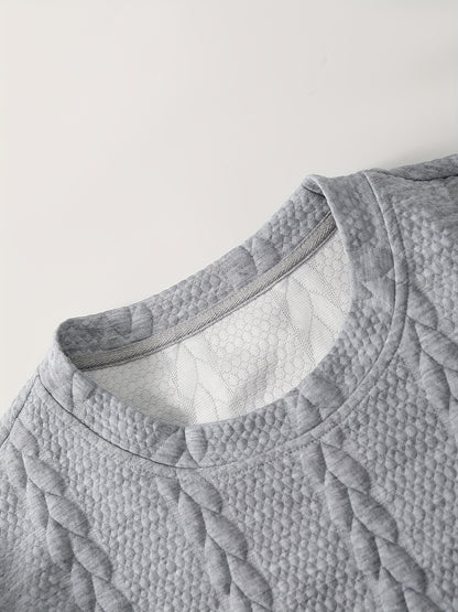 Men'S Casual Short Sleeve T-Shirt and Shorts Set - Knit, Light Gray, Two-Piece, All-Season Comfort, Drawstring Waist, Casual Style, Allseason Comfortwear | Casual Style Set | Knit Texture, Thick