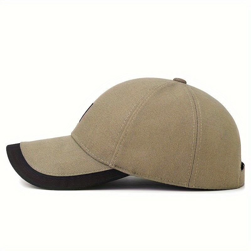 Spring Fashion Color Blocking Sunshade Hat, Outdoor Casual Sports Baseball Cap