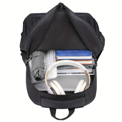1pc Men's Large Capacity Backpack With Multiple Compartments, Stylish Travel Laptop Storage Backpack