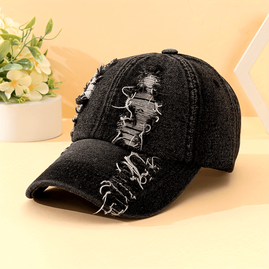 New Style of Distressed Hats for Men And Women, Featuring a Korean Version of Washed And Vintage Baseball Caps for Couples, Suitable for Spring And Autumn Fashion, Made of Lightweight