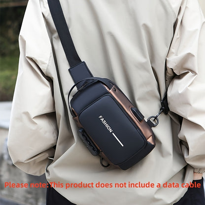 Men's Fashion Chest Bag, Women's Stylish Chest Bag, New Men's Shoulder Crossbody Bag, Trendy Casual Front Sling Bag, Unisex Anti-Theft Multifunctional Lightweight Shopping Tote