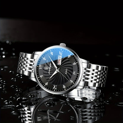 Men's Casual Business Date Luminous Quartz Watch