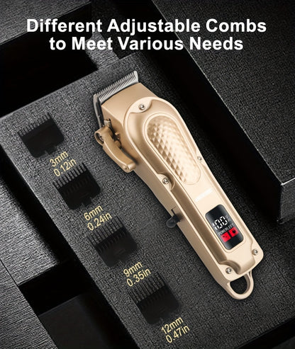 WEEME Men's Exclusive Electric Hair Clipper, Convenient for Car Travel and Carry, USB Fast Charging, Essential for Handsome Men, Holiday Gifts, Birthday Gifts, Give to Friends or Family Members, Easy Styling, Father's Day Gif