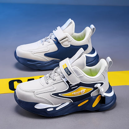 Boys' Athletic Shoes, Stylish Kids' Sneakers, Versatile Fashion Running Shoes for Boys, Perfect for Autumn And Winter School Running.