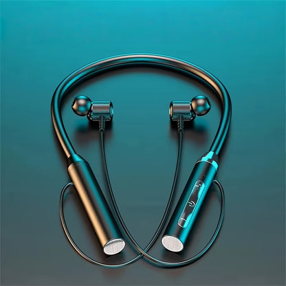 Wireless Neckband Headphones, High-Capacity, Ultra-Long Battery Life, with Microphone for Noise Cancelling Clear Calls, In-Ear Earbuds Earphones, Booming Sound for Sports, Running, Gym,Workout, for for Android for Iphones Pho