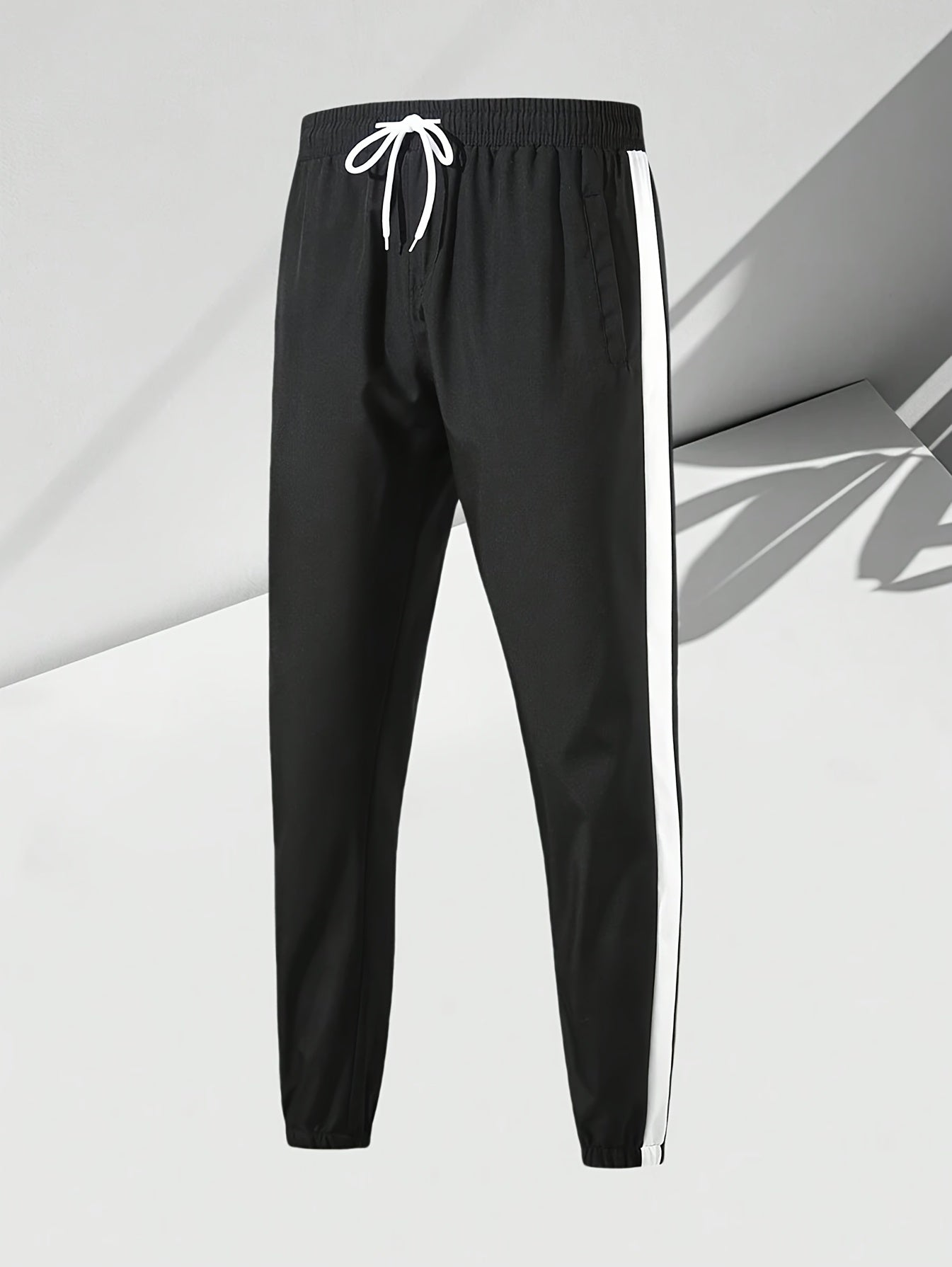Men'S Casual 2pcs Sports Suit Unisex Couple All-Season Spring/Autumn Color Block Tracksuit with Hooded Cardigan, Zippered Jacket, Long Sleeve Coat, Joggers, Gym, Running, Outdoor Outfit, Elastic Pants, Hoodie, Top, Pants, Two