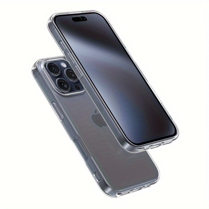 Բջջային հեռախոսի պատյան Iphone 16 Pro Max-ի համար, Բջջային հեռախոսի թափանցիկ պատյան Iphone 16 Plus-ի համար, պարզ և բարակ պաշտպանիչ պատյան TPU փափուկ պատյան