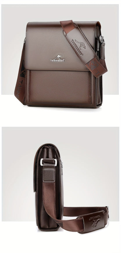 Double layered design Men's bag shoulder bag crossbody bag business bag Men's bag casual backpack small bag trendy bag suitable for travel and work