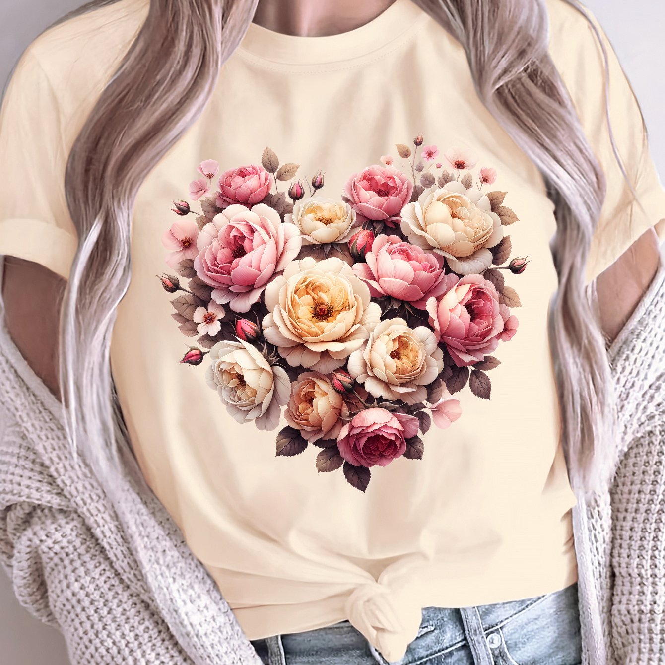 Summer Women'S Front Printed Short-Sleeved T-Shirt, Comfortable And Breathable Fabric, Casual And Sporty Style, Suitable for Spring And Summer