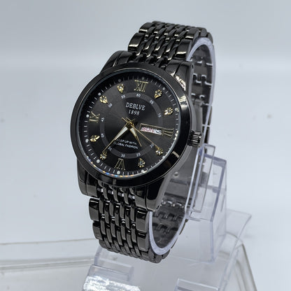 An Ideal Choice For A Birthday Gift, Holiday Gift, Or Gift For A Brand Luxury Night Light Sports Leisure Travel Business Electronic Movement Automatic Commercial Watch, With A New Stainless Steel Strap Men's Quartz Watch Date