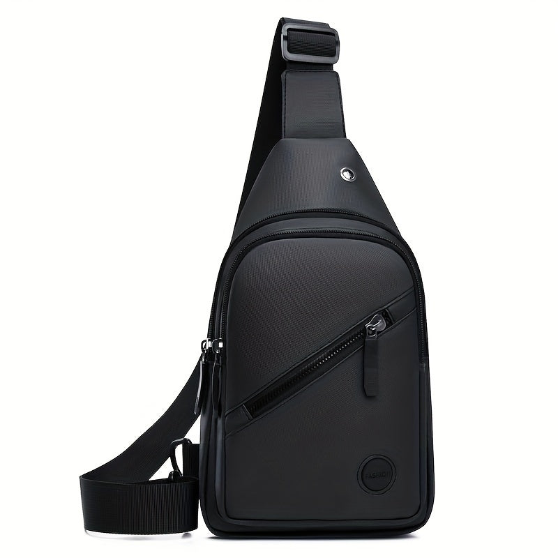 Stylish Men's Chest Bag Multifunctional Student Crossbody Bag Daily Commuting Trendy Versatile Shoulder Bag Outdoor Sports Bag Riding Small Backpack