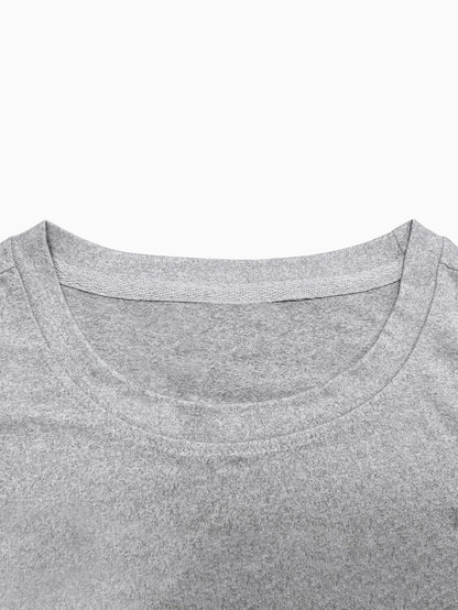 1set Men'S Casual Sportswear Set, Geometric Pattern Short Sleeve T-Shirt and Drawstring Joggers, Knitted Polyester and Elastane Blend, Round Neck, Regular Fit, Four Seasons Outfit